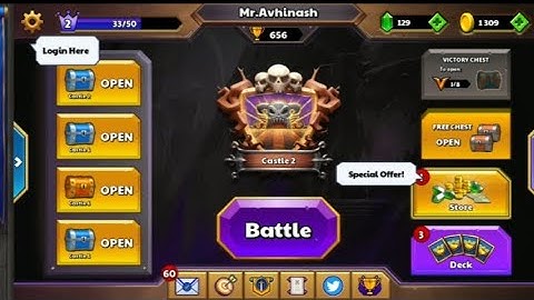 Castle crush gameplay walkthrough and create opening #1