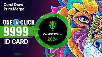 Corel Draw Tips & Tricks Print Merge part 001