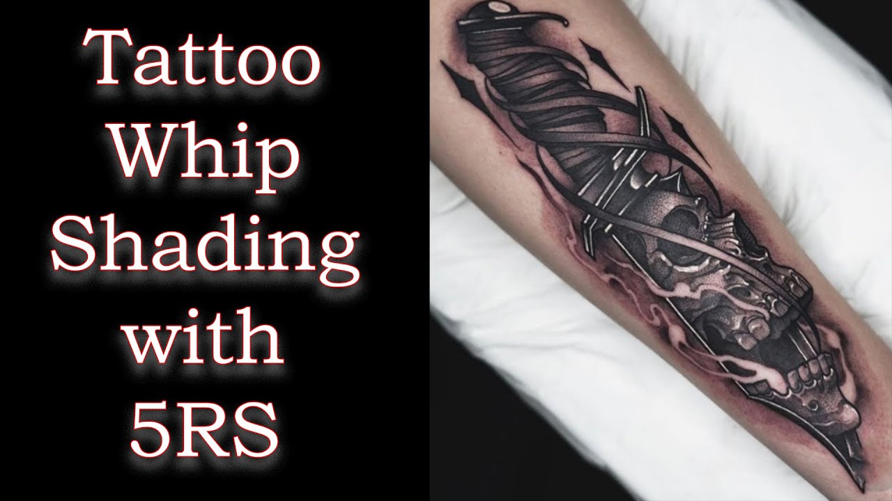 Tattoo Whip Shading with 5RS Needle/Tattoo Time Lapse/part2 - YouTube