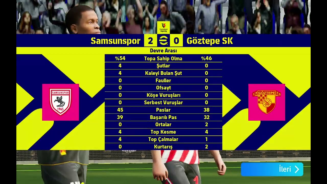 Samsunspor ile lig mücadelesi