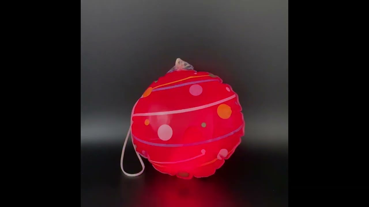 光る水ヨーヨー風 カラフルエアーヨーヨー(n5395) - YouTube