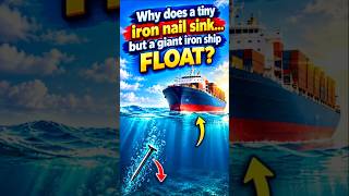Iron Nail Sinks… But Iron Ship Floats! 🤯🚢