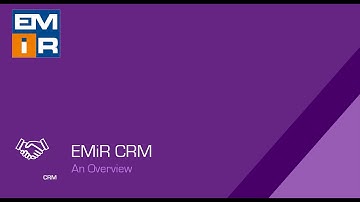 A Short Overview of EMiR CRM