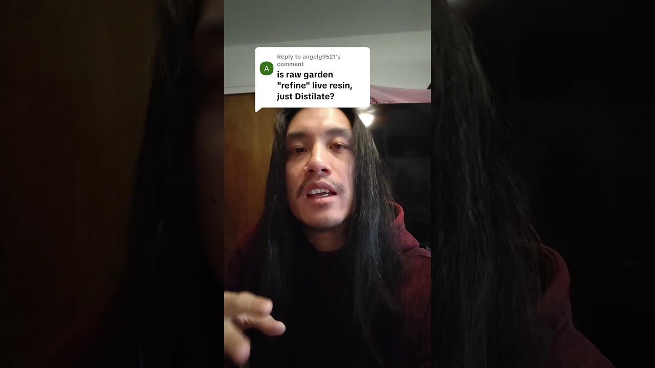 Является ли "очищенная" живая смола Raw Garden просто дистиллятом?