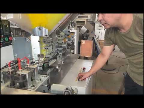 opertion video for the single straw wrapping machine