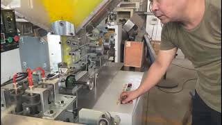 opertion video for the single straw wrapping machine