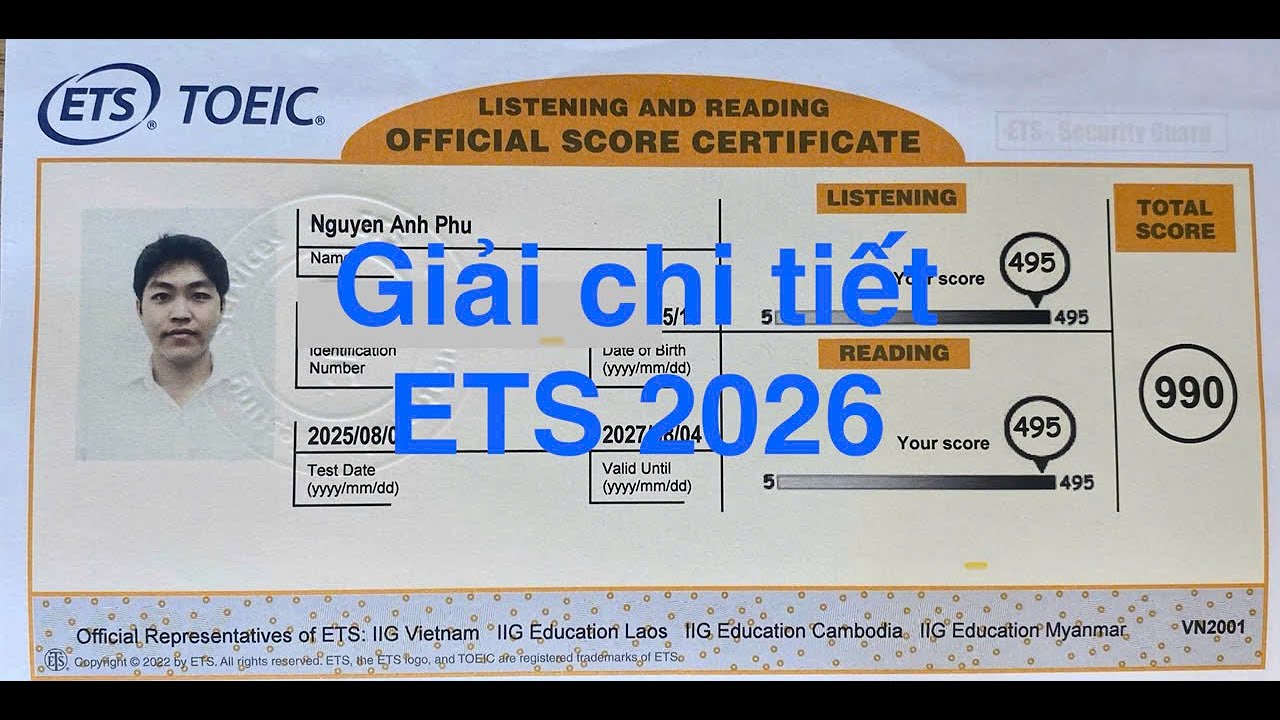 Live 29/01/2026 Giải đề TOEIC 2026 Test 9 - anhphunguyen990 TOEIC