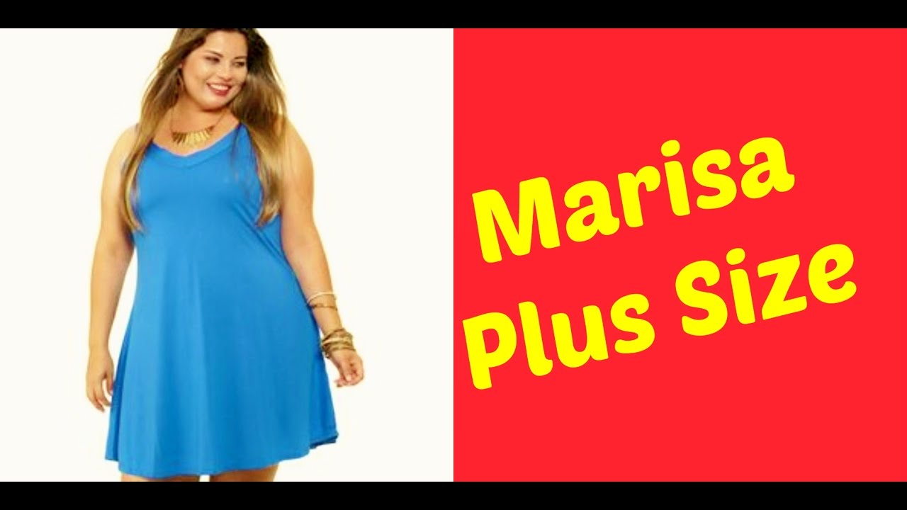 vestido plus size na marisa