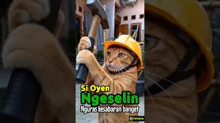 Oyen Disuruh Bantu Kerja.. Akibatnya Fatal! 😱🐱 #shorts #oyen #lucu #komedi #gokil #videoviral #vypシ