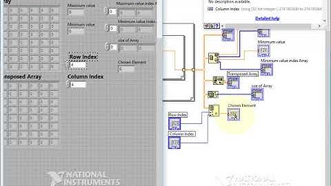 How to find out the max. and the min. value with index within a 2D-array of random values