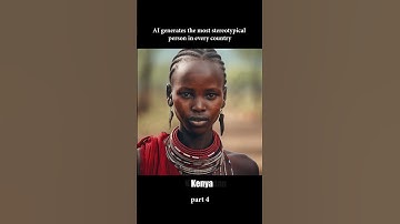AI generates THE most STEREOTYPICAL person in EVERY country part 4 #shorts
