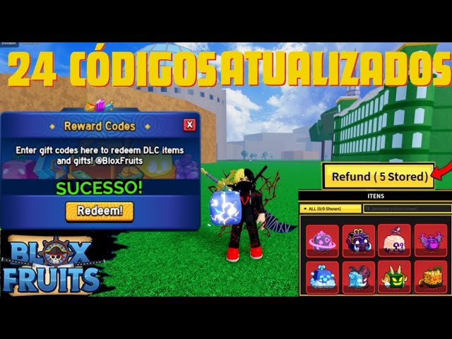 SAIU!! 22 MEGA CÓDIGOS *FUNCIONANDO* NO BLOX FRUITS (NOVO UPDATE SETEMBRO  17.3) - BronzerBR 