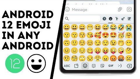 Install Android 12 Emoji