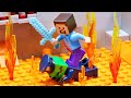 LEGO Land | Lego Minecraft Prison Preak: Escape from Zombie Jail | Lego Minecraft Stop Motion