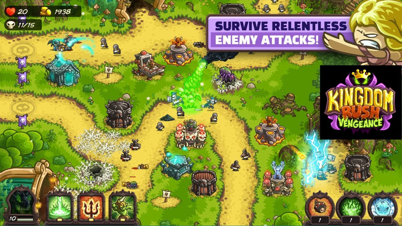 kingdom rush vengeance gameplay tower defence (android ios) YouTube