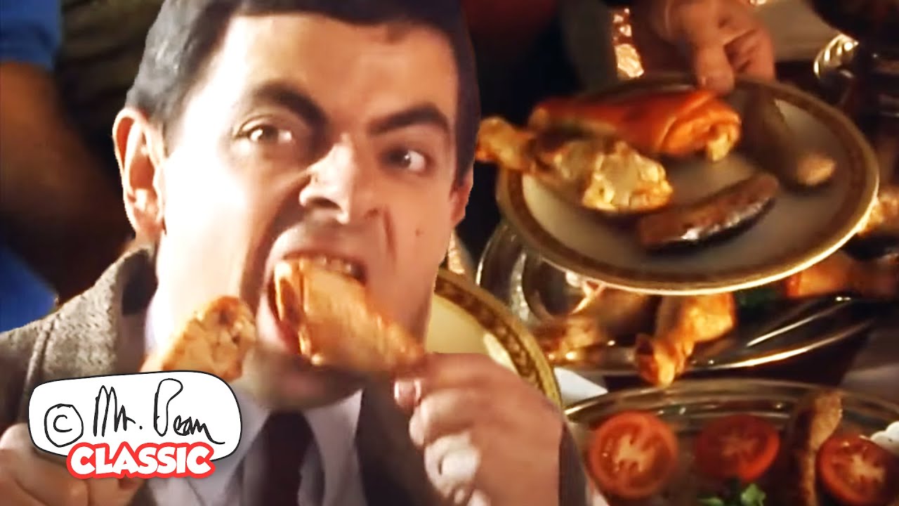 Mr Bean Is UNLEASHED At The Buffet! | Mr Bean Funny Clips | Classic Mr Bean