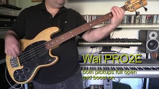 Video thumbnail of "Bass Cover - Bill Nelson - Tender Is The Night - with Wal Pro IIE fretless bass"