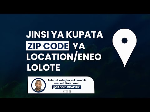 Video: Jinsi Ya Kupata Eneo