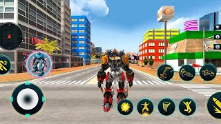 Mechanical Excavator Robot Game - Flying Transformer - Android Gameplay Part 3 screenshot 1