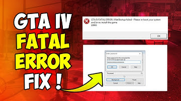 Fix GTA IV Fatal Error: XNetStartup Failed- GTA IV Error Fix