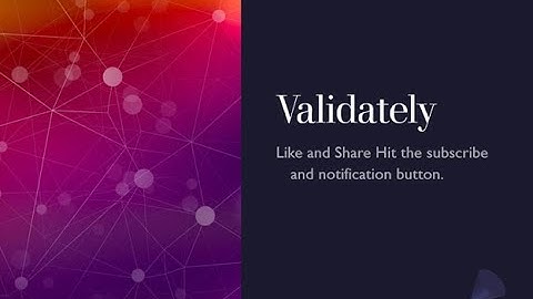 Side Hustle- Validately