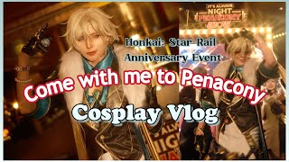 A Night in Penacony | I cosplayed Aventurine for the Honkai: Star Rail Anniversary party 🎉