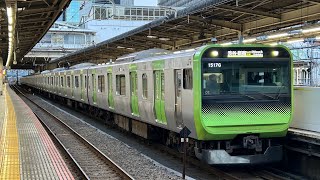 山手線E235系0番台東トウ07編成　大崎駅発車