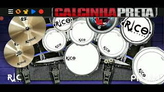 CALCINHA PRETA - NÃO TE QUERO - kit real drum Teck Batera