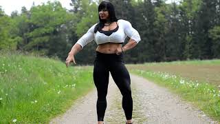 FBB Jana Linke Big Massive Ripped Muscle Lady