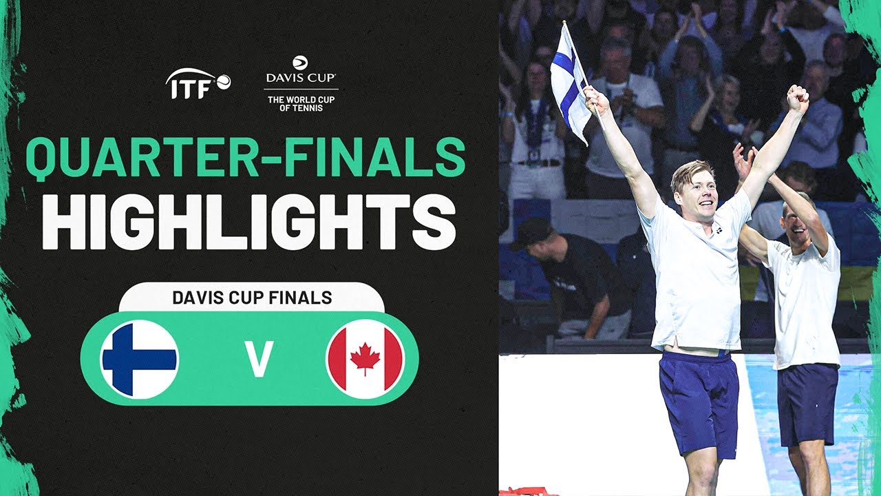 Highlights: Heliovaara/Virtanen (FIN) v Pospisil/Galarneau (CAN) | Davis Cup Finals 2023