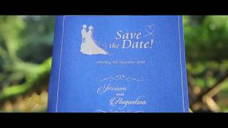 christian wedding invitation