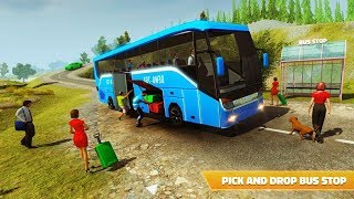 Offroad Bus Hill Driving Sim Mountain Bus Racing - Android Gameplay screenshot 5