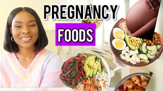 Best FOODS TO EAT During FIRST TRIMESTER & PREGNANCY. Best Diet For HEALTHY BABY.