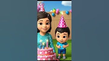 Happy Birthday Song | Birthday with Family and Friends! #shorts #birthday #cake  #happy #surprise