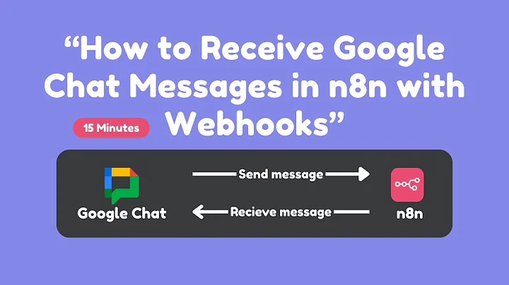 How to Receive Google Chat Messages in n8n with Webhooks | Google Chat + n8n  Integration | Part 2