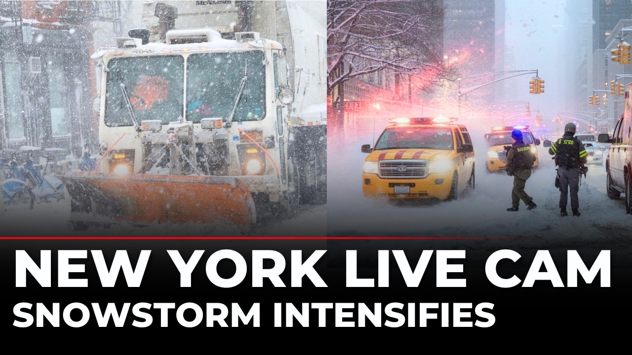 New York LIVE: City Under Blizzard Conditions as Winter Storm Paralyzes Transit & Travel | US News