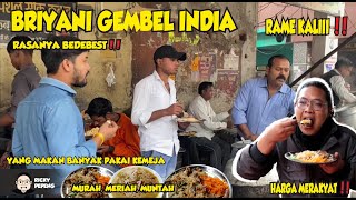 BIRYANI GEMBEL VRINDAVAN‼️WALAUPUN ADA KURSI, MEJA, MEREKA TETAP BERDIRI‼️EMANG BEDEBEST KALI