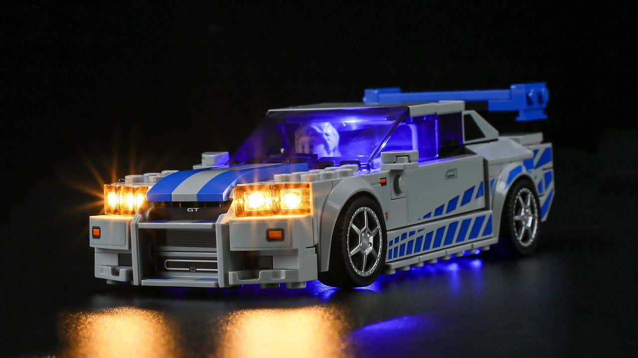 Light Kit For Lego 2 Fast 2 Furious Nissan Skyline GT-R (R34) 76917 –  Lightailing