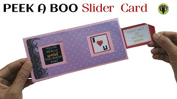 Peek A Boo Slider Card - DIY Tutorial - 890