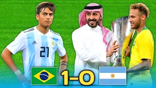 Brazil vs Argentina 1-0 🔥 Neymar vs Dybala Show 🔥 Super Clasico 2018