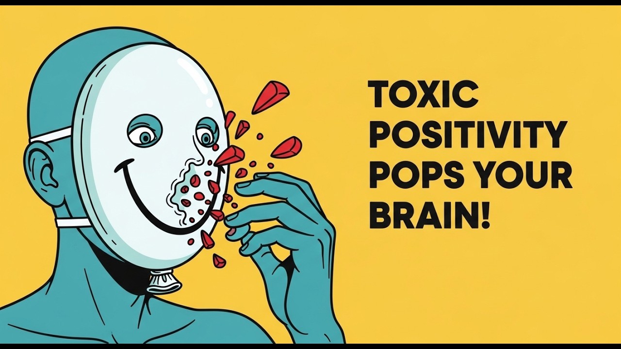 The Hidden Danger of Toxic Positivity How Fake Smiles Stress Your Brain #ToxicPositivity, #FakeSmile