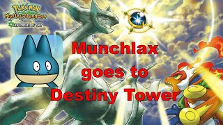 Pokémon Mystery Dungeon Explorers of Sky - Destiny Tower - Munchlax tries his best - PART 1 F1-24