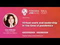 Anna widenius  mariadb foundation  virtual work and leadership in the time of pandemics