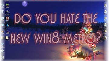 Disable Metro UI Windows 8