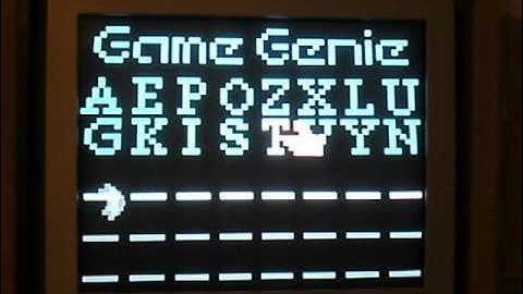 Rygar- Game Genie Submits