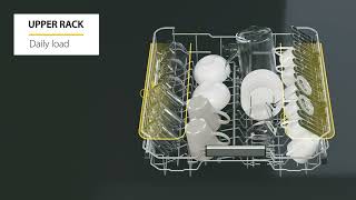 How to Load your Whirlpool WDFS314PBSAU 14 Place Setting Dishwasher