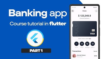 Full banking app tutorial in flutter 2025