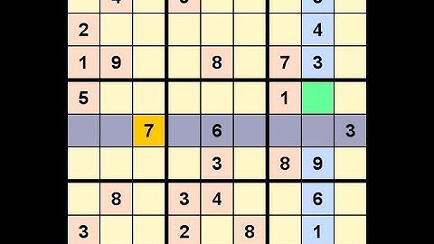 How to Solve New York Times Sudoku Hard April 27, 2020