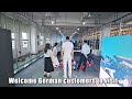 Welcome German Customers to Visit Our LED Wall Factory and LED Screen Showroom