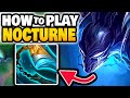 How to play nocturne jungle and carry s14